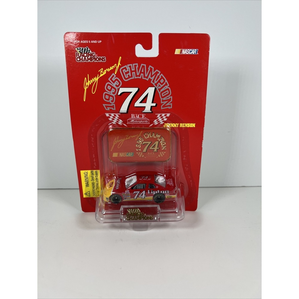 Vintage 1995 Racing Champions #74 Johnny Benson Jr. -‎ Nascar Motorsport BACE